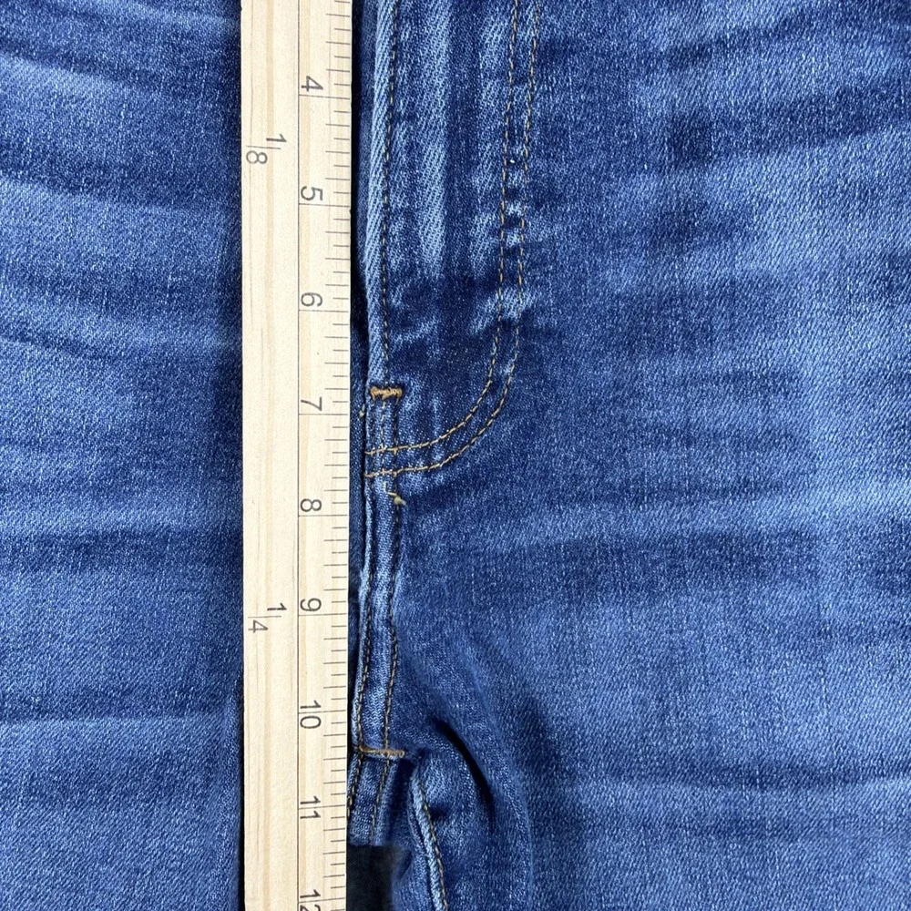 Lucky Brand Jeans Mens 34x27 Blue Medium Wash Cotton Stretch 223 Straight Fit